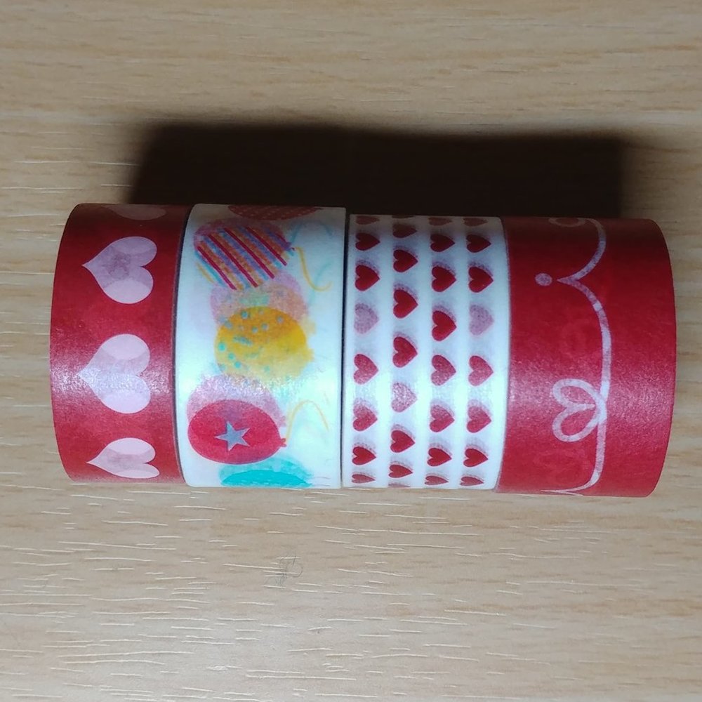 💖5/$25💖 Kawaii Cute Crafting Washi Tape Set of 4